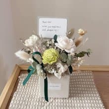【永生盆花】乾燥盆花 開幕盆花 新居禮 開幕花禮 永生花 祝賀禮