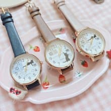 Playful Cat  貓貓剪影日期錶 女裝 手錶