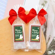 聖誕節禮物贈品 耶誕快樂茶樹隨身皂(滿百份免費印名字) 防疫小物
