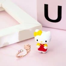 Small Gift for U系列-Hello Kitty 凱蒂貓禮物純銀戒指