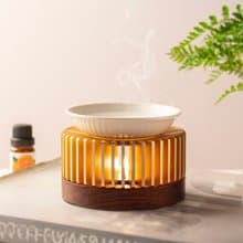 香薰融蠟燈芳療精油蠟燭台家用香氛助眠沉檀香茶葉香薰爐擺件