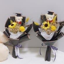畢業小熊花束款 畢業花束