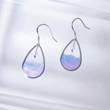 美人魚系列 | 美人魚漂泊 925銀針 可改耳夾