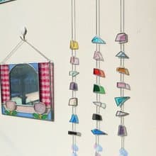 Stained Glass Fragment Suncatcher