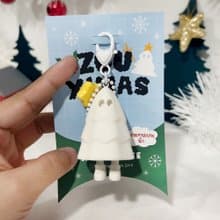 Zou X'mas Keychains - white body / Christmas keychains - white
