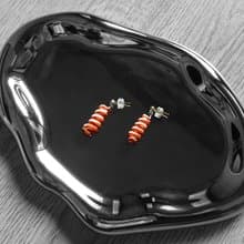 耳邊書畫 纏花耳飾 滌慮 橘紅