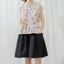 搞怪趣味 少女藝術裝飾印花圖案短袖小衫