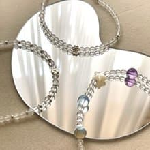 白水晶小清新S925銀 多寶設計款手鍊