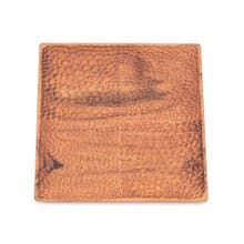 天然柚木方型托盤/餐盤XL號-波點│29CM不上漆原木製 露營野餐