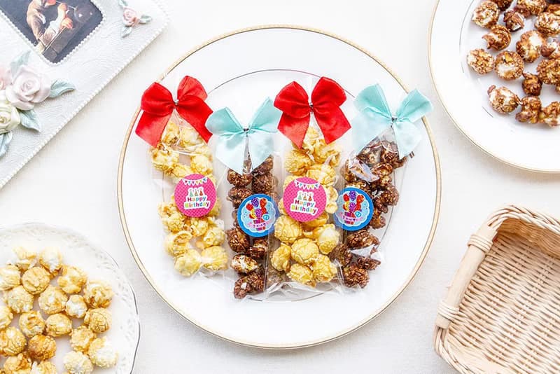 生日分享禮 輕巧包爆米花 焦糖/巧克力2口味可選 派對分享 慶生會
