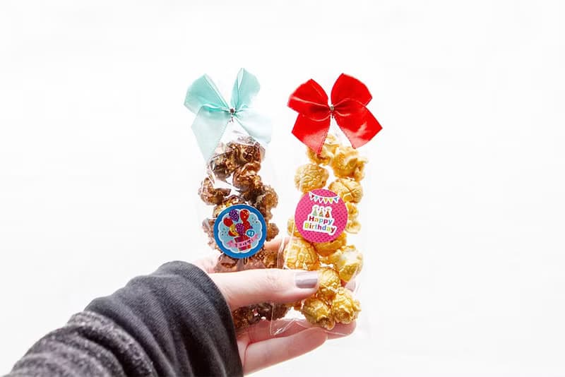 生日分享禮 輕巧包爆米花 焦糖/巧克力2口味可選 派對分享 慶生會