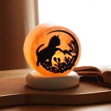 潛夢之旅 I 小剪影 I 玫瑰款 l 鹽燈 l 貓系列 l 擺飾 夜燈