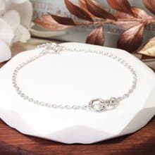 Mini迷你 捲捲麻花 925純銀手鍊 女生手鍊 生日禮物