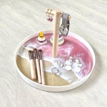 Accessories Display Tray, Ocean Theme, Lilac, Wedding Gift, Home Gift