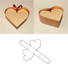 Heart box template, heart shaped box, heart gift box, love box, love gift box