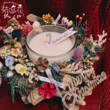 漂流木聖誕燭台組