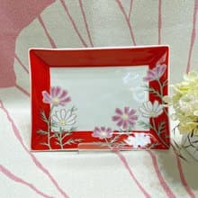 九谷燒5.7四季之花方盤】5款