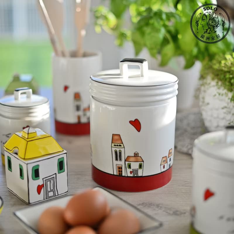 義大利EGAN- 歐式小屋系列 甜點湯匙 2支1盒 橘紅色