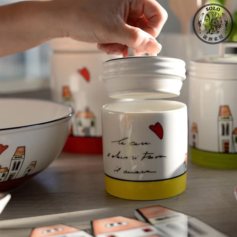 義大利EGAN- 歐式小屋系列 甜點湯匙 2支1盒 橘紅色