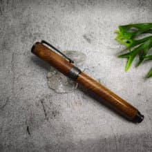 肖楠木 原木 手工筆 鋼筆 轉轉魚款