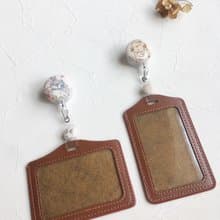 手作好禮 ALL PASS 小兔伸縮扣環 +卡套 悠遊卡證件套卡夾