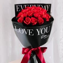 紅玫瑰花束/香皂花束/生日花束/情人節花束/告白花束/紀念日花束