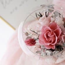 永生花微景玻璃球  送禮 居家擺設 生日禮物