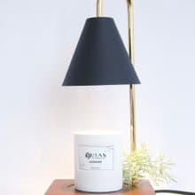 極簡黑~定時香氛燭光燈