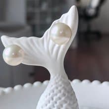 龍珠 天然淡水珍珠 大珍珠 極光 炫彩 簡約 耳環