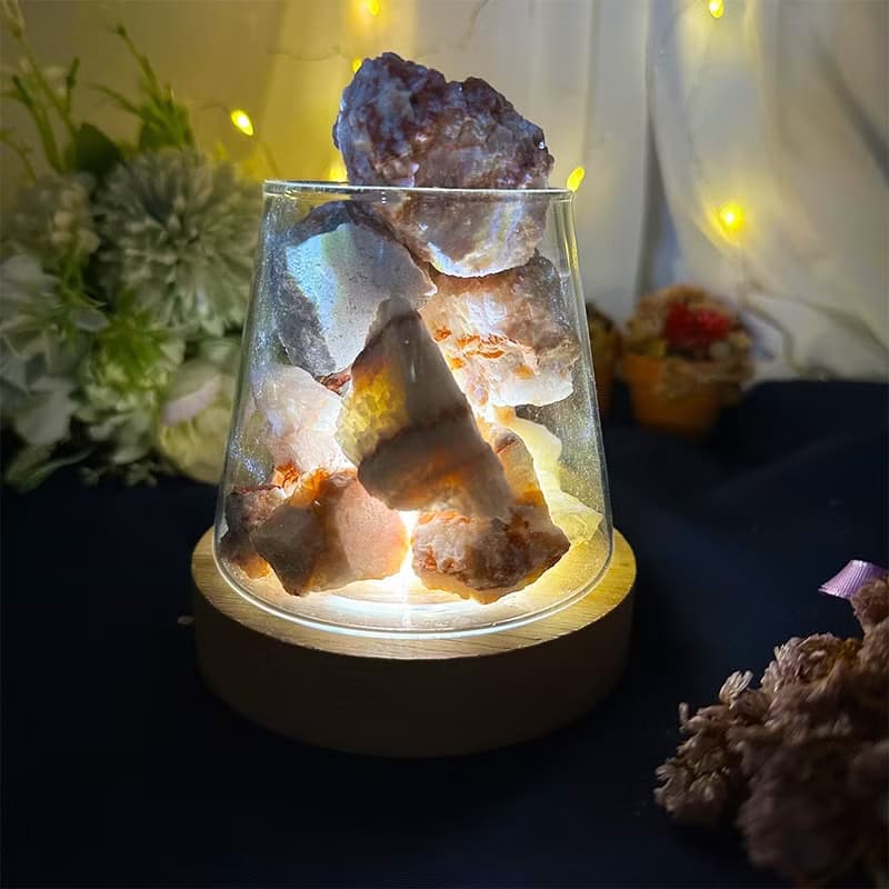 【MU工坊】肉形石擴香石/水晶擴香燈/碎石/室內香薰/淨化小