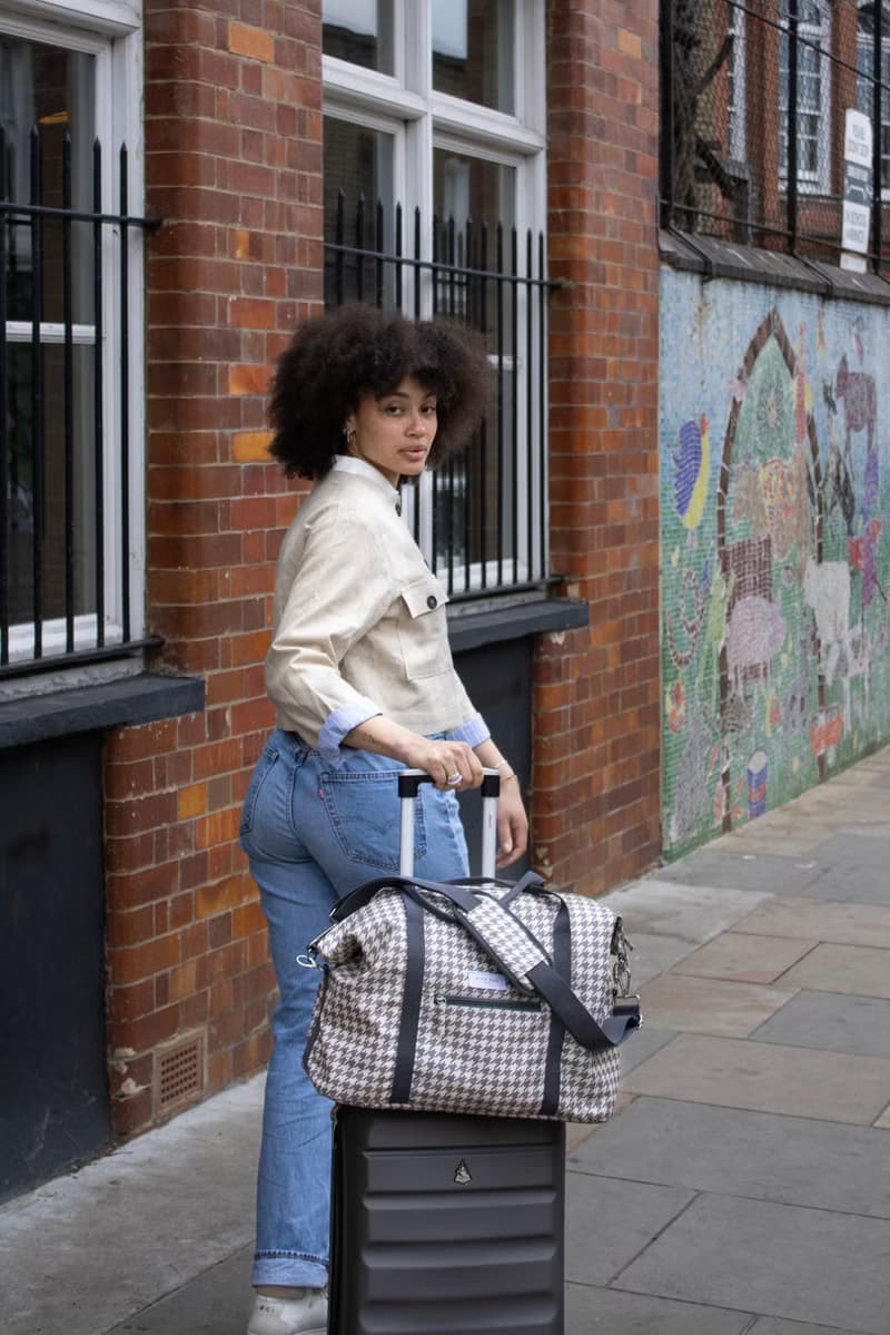 英國Kind Bag-環保周末包-千鳥格紋
