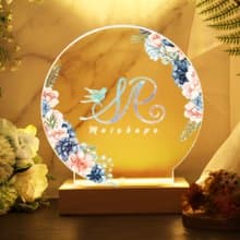 【M.U工坊】夢幻花園C/訂製夜燈/書約夜燈/照片夜燈/壓克力夜燈