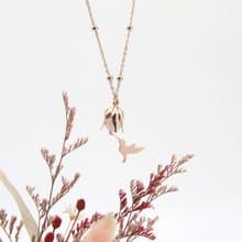 蜂鳥花蜜項鍊