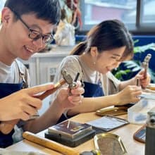 台北大稻埕-金工手作純銀戒指-中英粵語/文化幣可/小班制