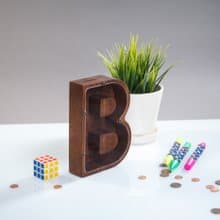 Letter Piggy Bank Creative Decoration for Home Restaurant Office