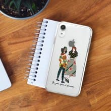 iPhone 15/14/13/12/SE3 當你永遠的朋友 透明耐衝擊防摔手機殼