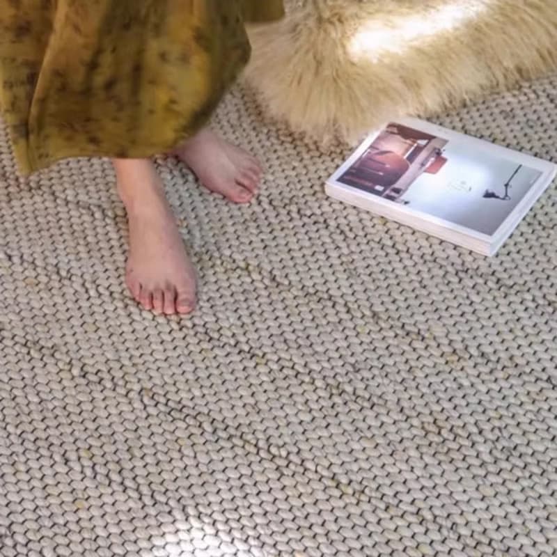 北歐風 手作紐西蘭羊毛地毯 溫潤如沐 客廳臥室 床邊墊 家居裝飾