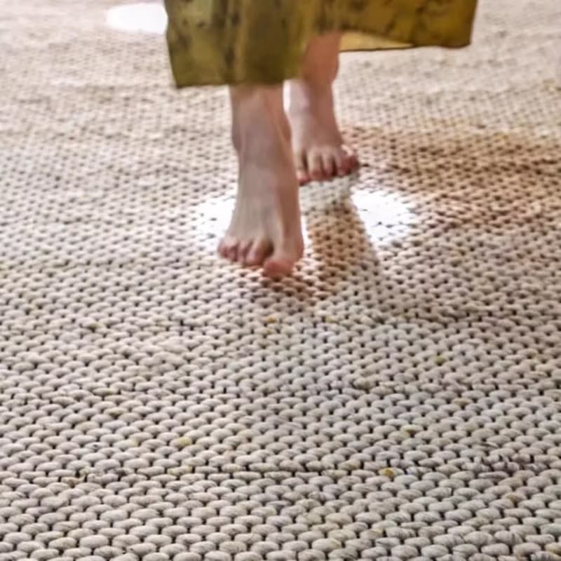 北歐風 手作紐西蘭羊毛地毯 溫潤如沐 客廳臥室 床邊墊 家居裝飾