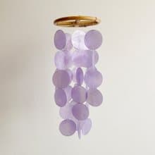 DIY-KIT | Finnish Bakery-Round-Grape, Purple| Shell Wind Chime Mobile | #0-454