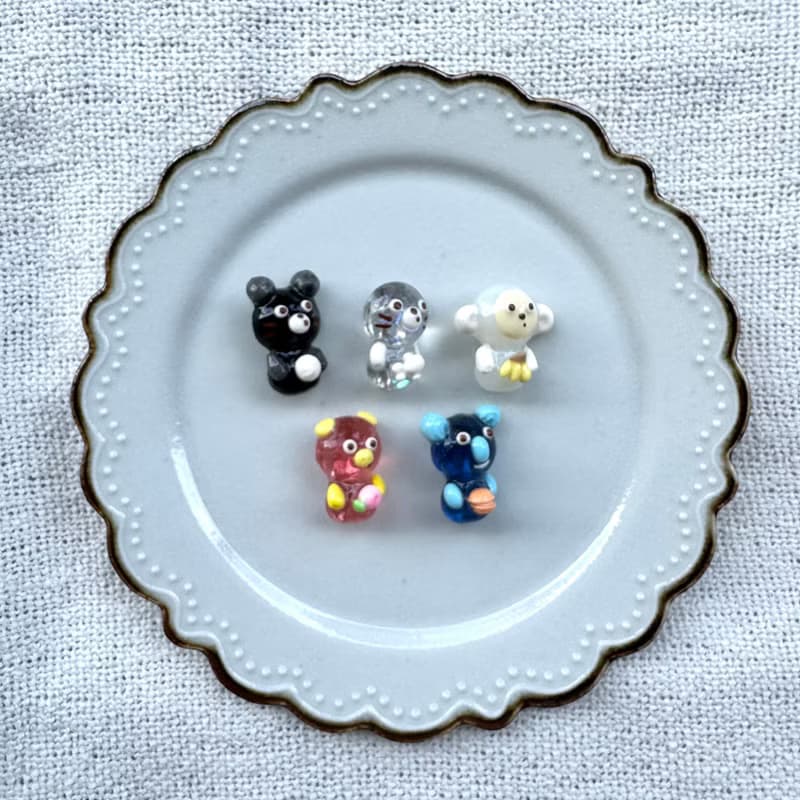 どうぶつゼリーブローチ