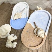 海灘 橢圓形 擴香碟