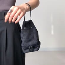 【 日本直送　名牌中古包 】GUCCI グッチ GG ハンドバッグ ブラック キャンバス ミニ巾着 vintage ヴィンテージ オールド yxamig