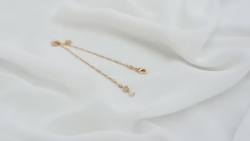 圓氐  人魚眼淚  大小圓片手鍊    鍍18K金色