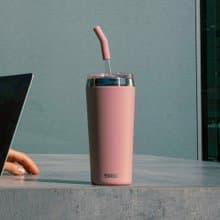 瑞士百年 SIGG Helia 保溫吸管杯 600ml - 玫瑰粉