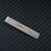 簡約字母領帶夾父親節禮物領帶配件