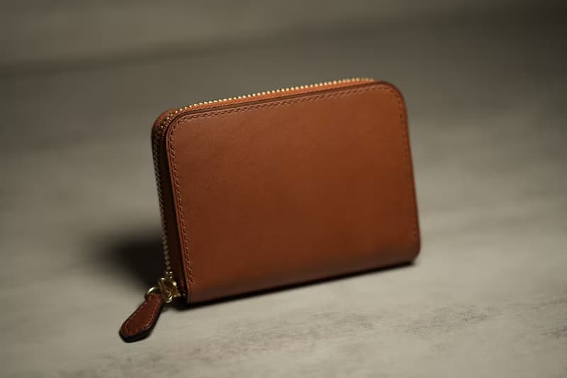 Herry Hsieh - 短夾 / 拉鍊式 / 白蘭地棕