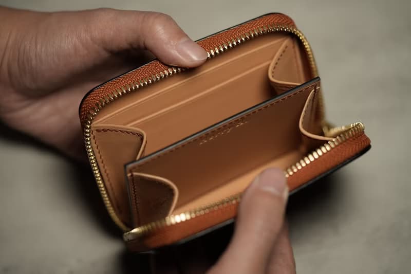 Herry Hsieh - 短夾 / 拉鍊式 / 白蘭地棕