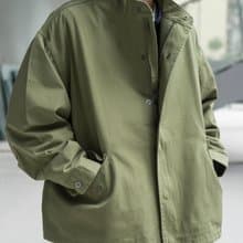 Jacket 日系潮流美式復古工裝外套 防撕裂面料M51立領軍綠寬鬆款
