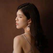 Fanning 仙氣迷霧日本棉布紗花耳環
