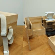(試作品出清) Cafe Cube Lite - 你的行動咖啡吧 - 檜木收納箱
